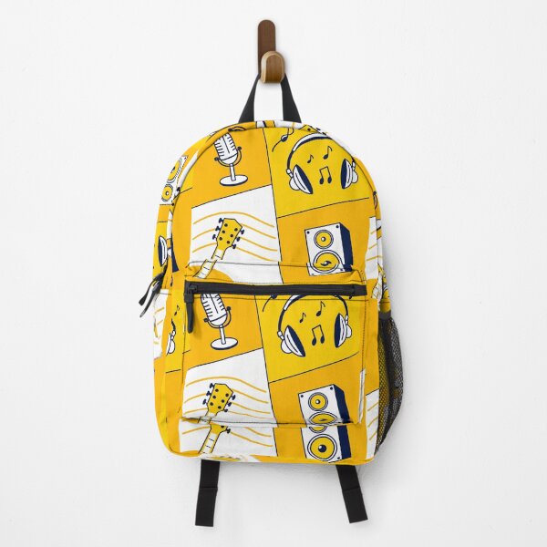 Item preview, Vibrant Musical Elements in Pop Art Design designed and sold by ART ATTACK ZONE.