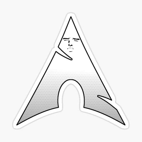 Item preview, Yaoi Arch Linux Logo ~ Technology Meme designed and sold by internet-joshi.