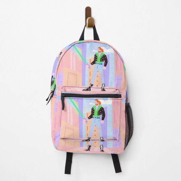 Item preview, Urban Jedi in Colorful Cityscape designed and sold by ART ATTACK ZONE.