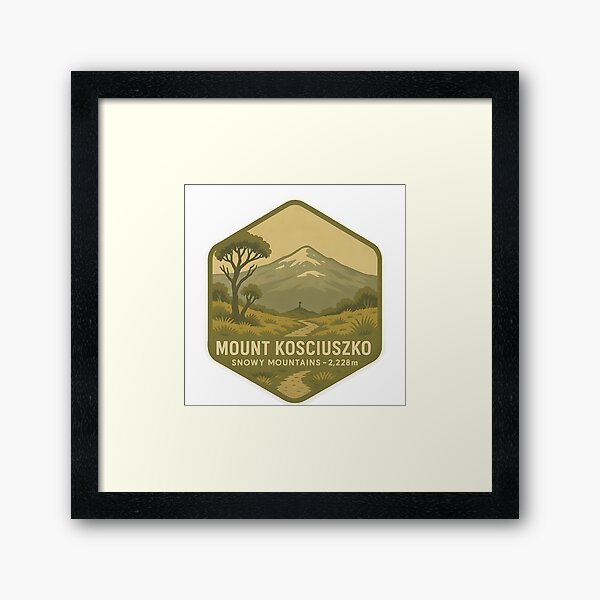 Item preview, Mount Kosciusko designed and sold by LoveLabDesign.