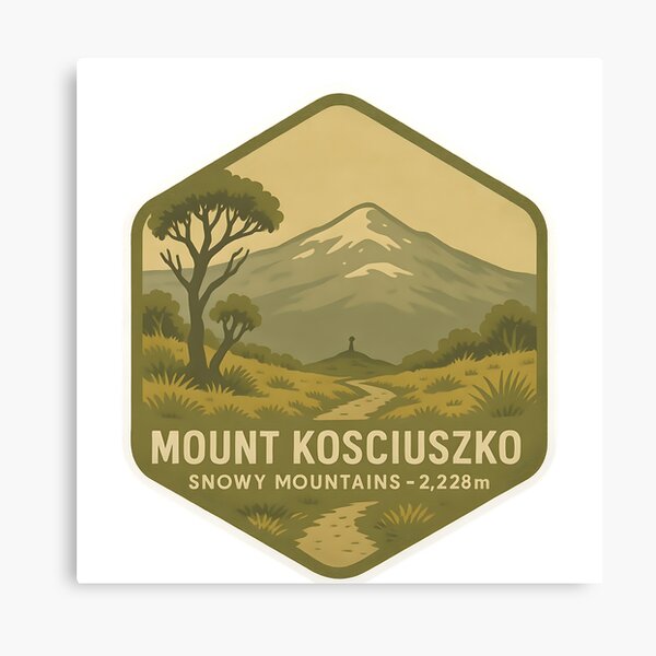 Item preview, Mount Kosciusko designed and sold by LoveLabDesign.