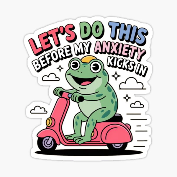 Leaping into Action Sticker