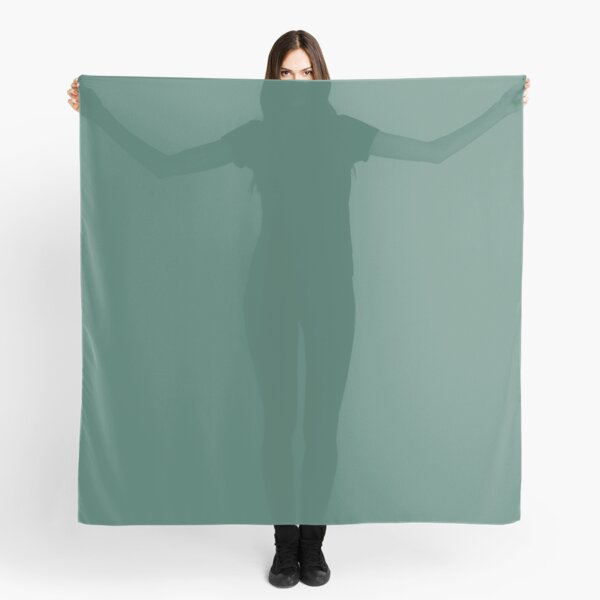 Item preview, Moody Teal Square – Deep Moody Teal Block Art, Cool Sophisticated Color Block Design designed and sold by Vendeloc.