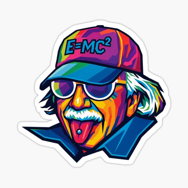 Artikel-Vorschau von Albert Einstein E=MC2, designt und verkauft von Catvektor.