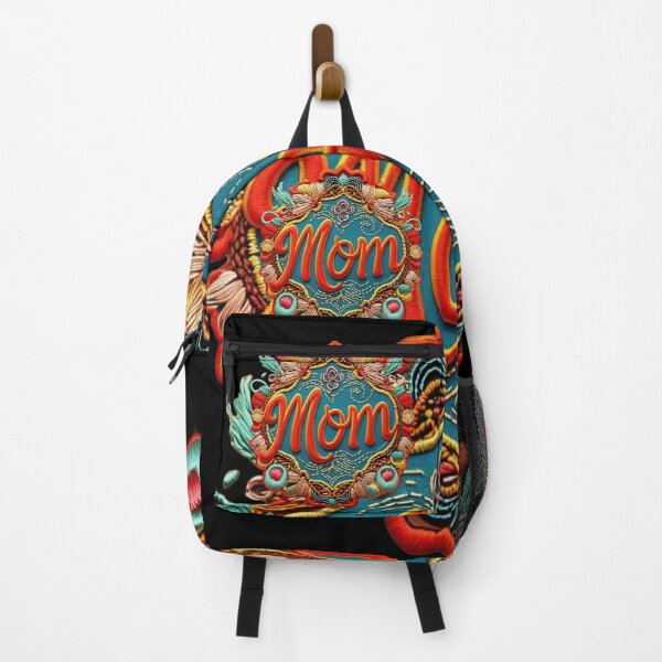 Item preview, Embroidered Mom Floral Patch  Colorful and Detailed Design designed and sold by ArtDesignTp.
