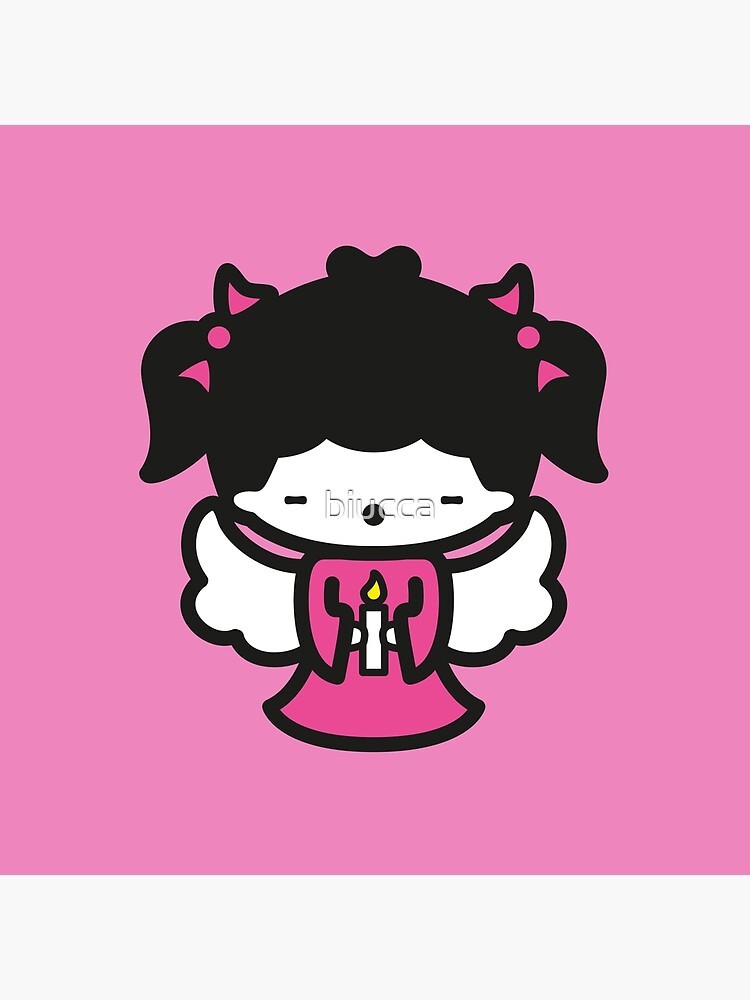 Thumbnail 4 of 4, Pillow, kawaii angel designed and sold by biucca.
