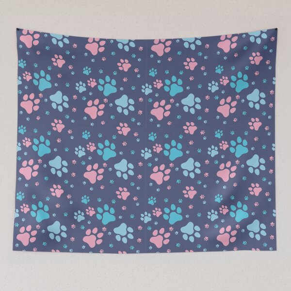 Item preview, Paw Print Pattern designed and sold by WeTheWeirdosCo.