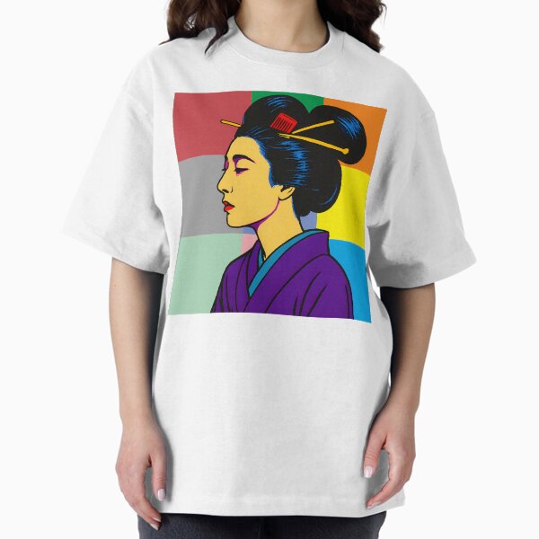 Item preview, Geisha Pop Art – Purple Kimono Warhol Style Design designed and sold by CuriosityIntl.