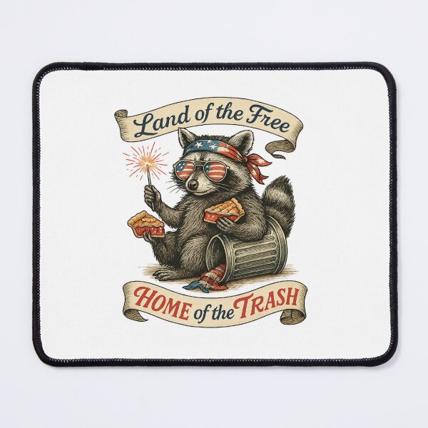 Item preview, Land of the Free – Home of the Trash designed and sold by Radgraphic.