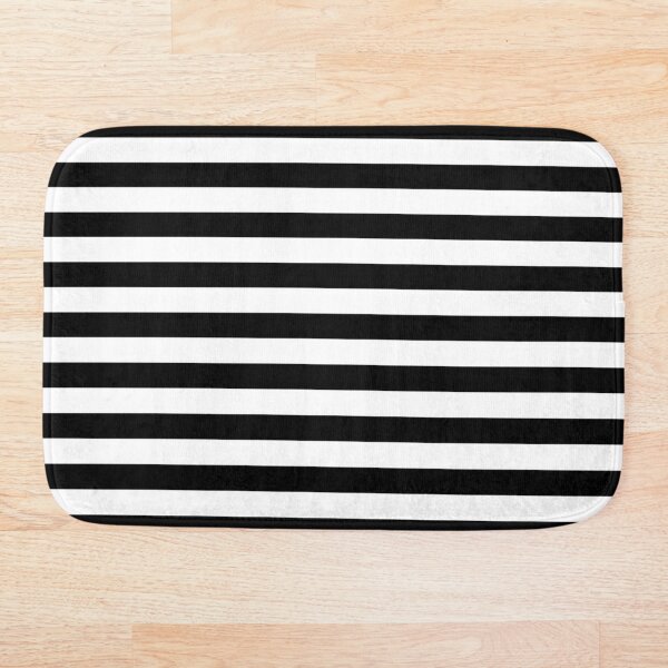 Item preview, Black and White Referee Striped Pattern designed and sold by Patterns-2024.