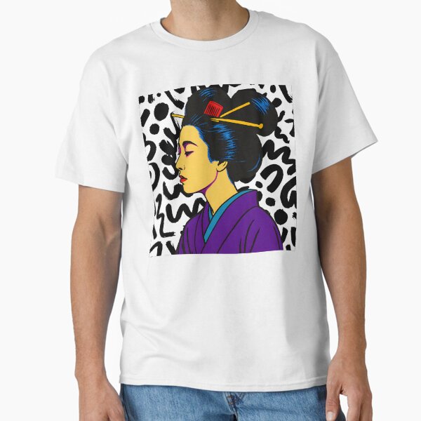 Item preview, Geisha Pop Art – Purple Kimono Warhol Style Design designed and sold by CuriosityIntl.