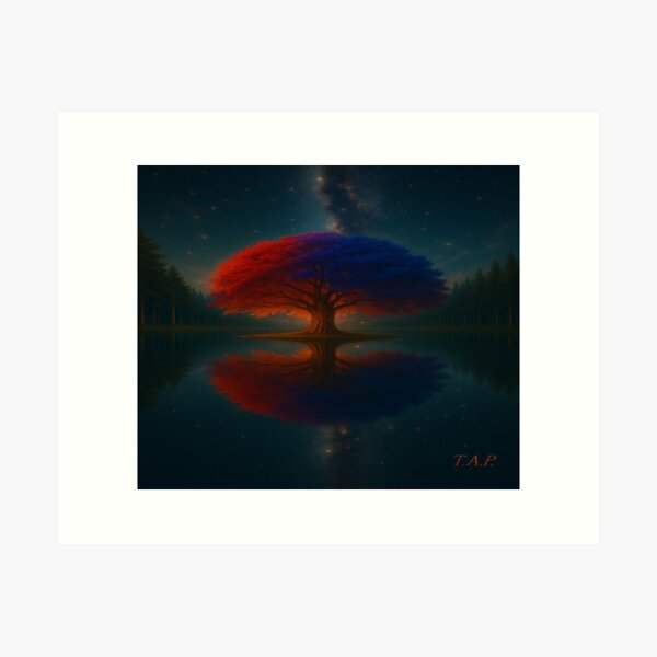 Item preview, The Blurple Tree designed and sold by TapArtworks.