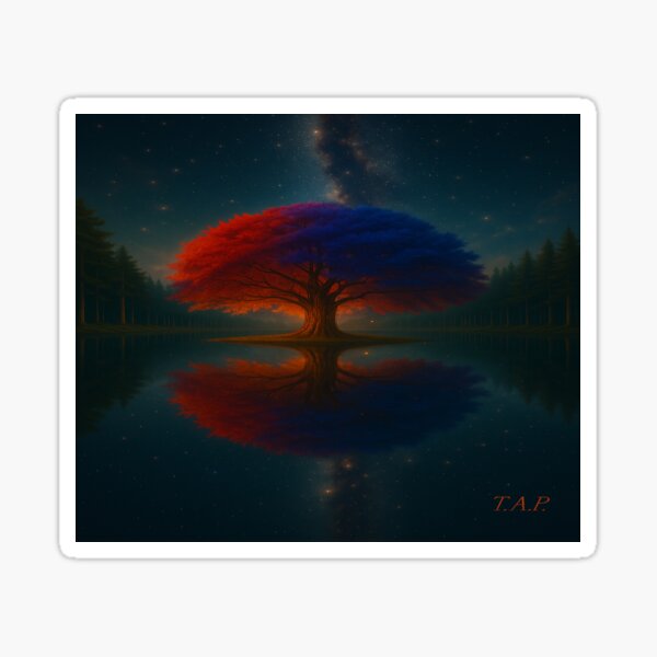 Item preview, The Blurple Tree designed and sold by TapArtworks.