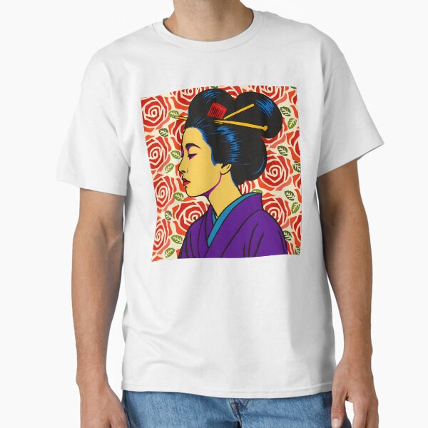 Item preview, Geisha Pop Art – Purple Kimono Warhol Style Design designed and sold by CuriosityIntl.