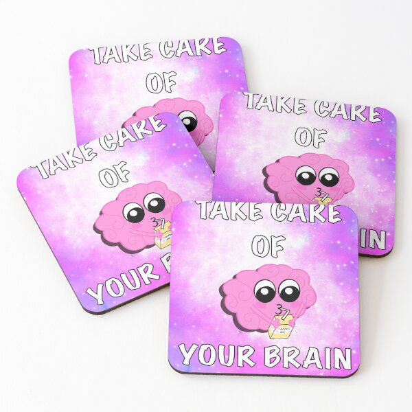 Item preview, Take Care of Your Brain- Purple Galaxy designed and sold by LaurenEhretArt.