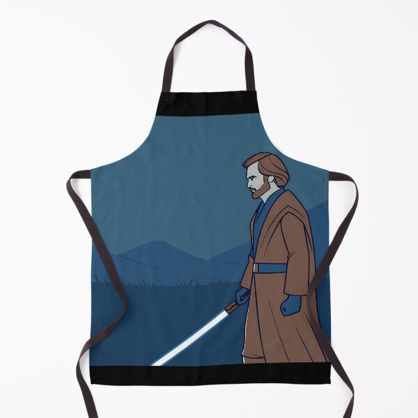 Item preview, Jedi Warrior in Blue Landscape Scene designed and sold by ART ATTACK ZONE.