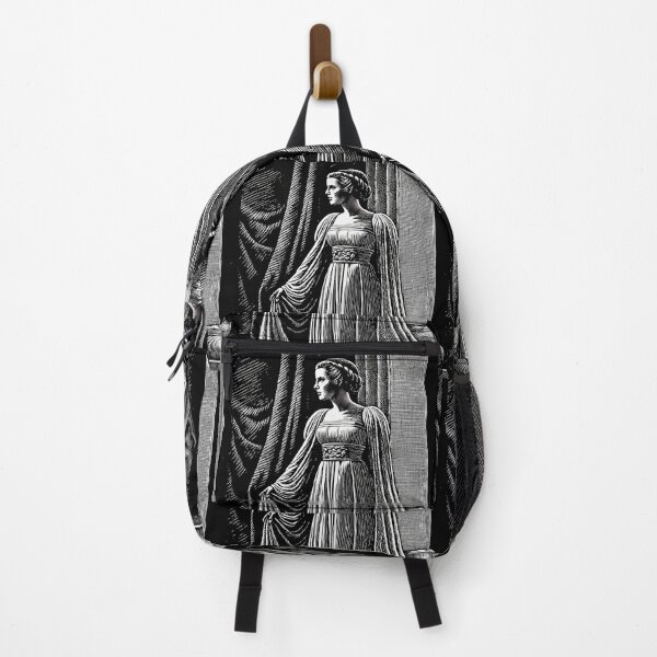Item preview, Graceful Lady in Classical Monochrome Style designed and sold by ART ATTACK ZONE.