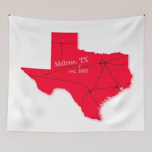 Item preview, Abilene, TX [Red] designed and sold by PhilbonianDezin.