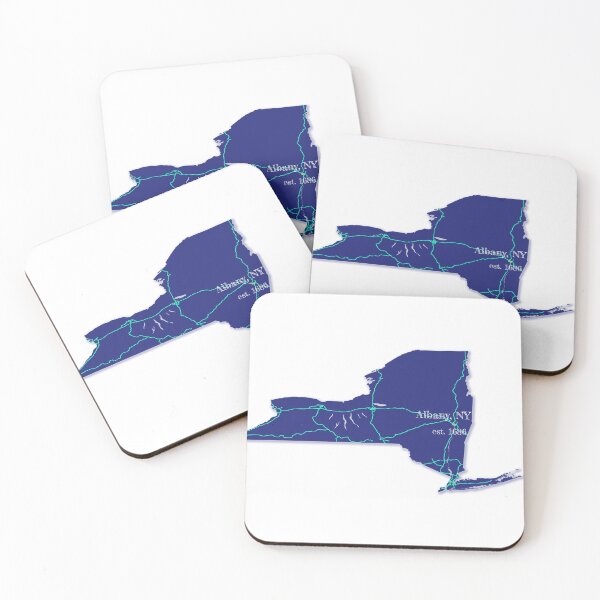 Item preview, Albany, NY [Blue] designed and sold by PhilbonianDezin.