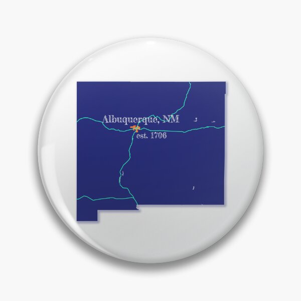 Item preview, Albuquerque, NM [Blue] designed and sold by PhilbonianDezin.