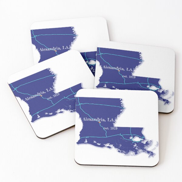 Item preview, Alexandria, LA [Blue] designed and sold by PhilbonianDezin.