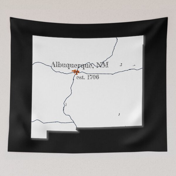 Item preview, Albuquerque, NM [White] designed and sold by PhilbonianDezin.