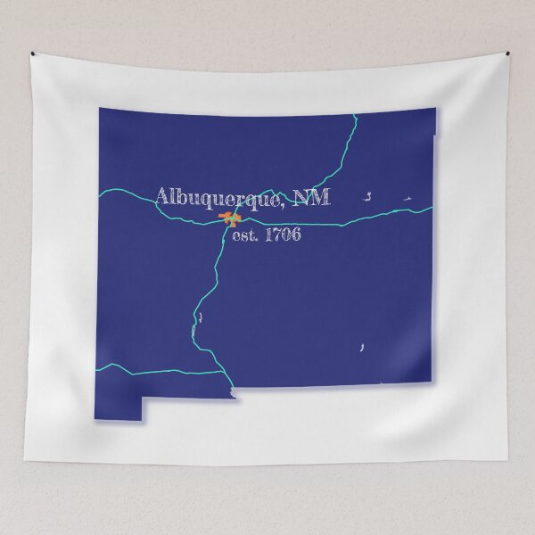 Item preview, Albuquerque, NM [Blue] designed and sold by PhilbonianDezin.