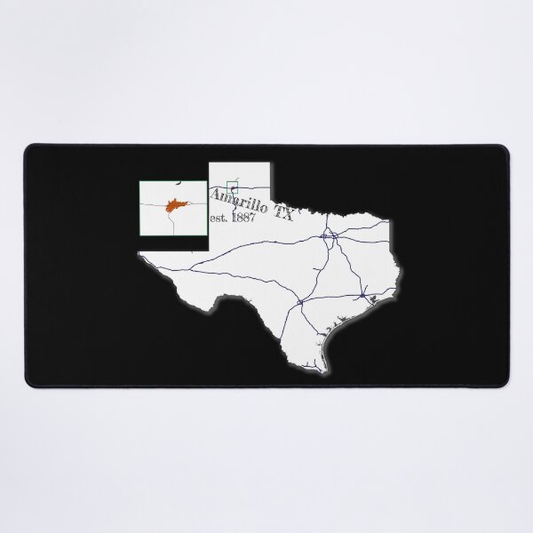 Item preview, Amarillo, TX [White] designed and sold by PhilbonianDezin.