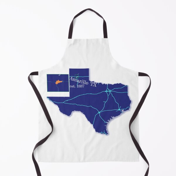 Item preview, Amarillo, TX [Blue] designed and sold by PhilbonianDezin.