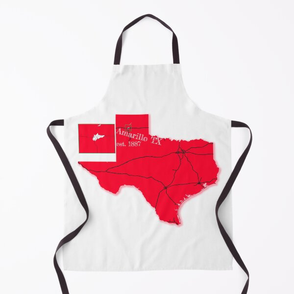 Item preview, Amarillo, TX [Red] designed and sold by PhilbonianDezin.