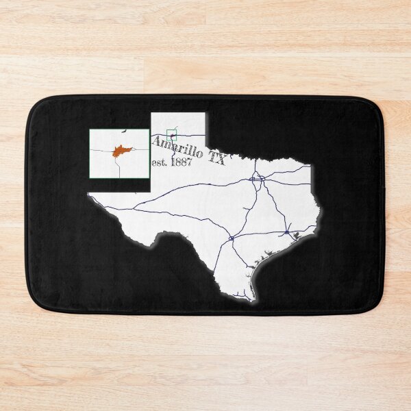 Item preview, Amarillo, TX [White] designed and sold by PhilbonianDezin.
