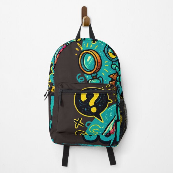 Item preview, Genius Is a Glitch – Cyber Nerd Bot Art designed and sold by Thaivi Design.