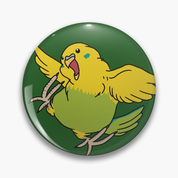 Item preview, Happy dancing yellow budgie bird designed and sold by tayaan.