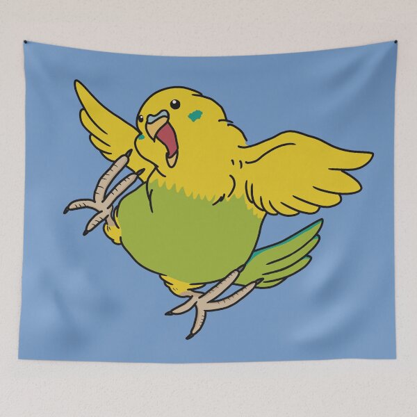 Item preview, Happy dancing yellow budgie bird designed and sold by tayaan.