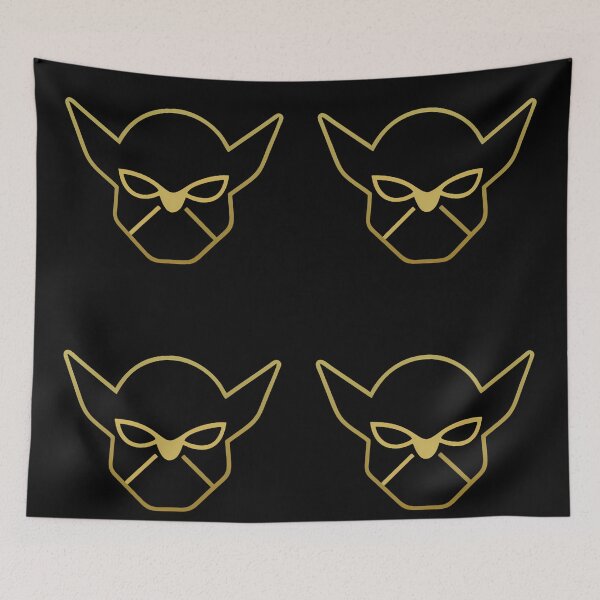 Item preview,  Golden Masked Hero Outline designed and sold by ART ATTACK ZONE.