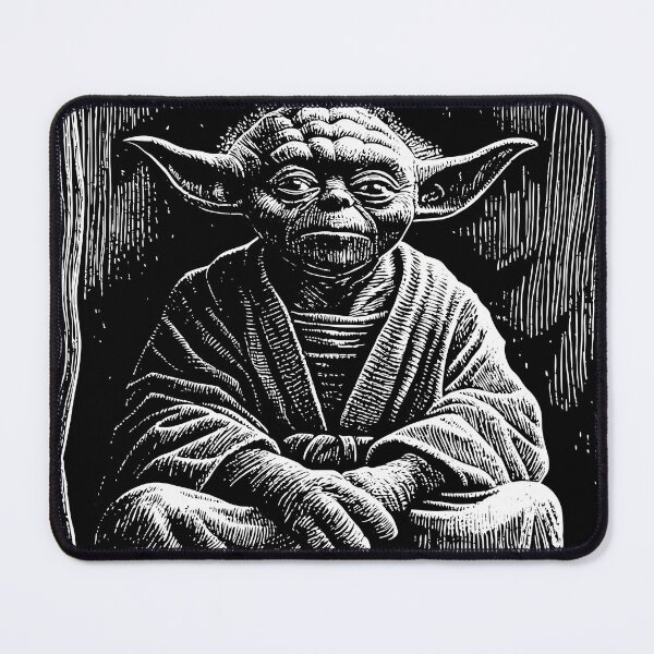 Item preview, Wise Yoda in Monochromatic Style designed and sold by ART ATTACK ZONE.