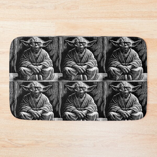 Item preview,  Wise Yoda in Monochromatic Style designed and sold by ART ATTACK ZONE.