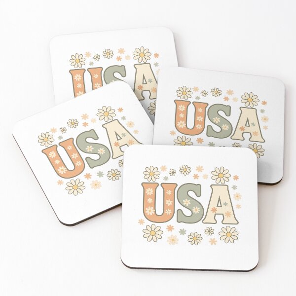 Item preview, Retro Floral USA designed and sold by Radgraphic.