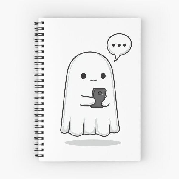 Item preview, Ghost Texting – Cute Chatting Spirit Design designed and sold by Alphakenon.