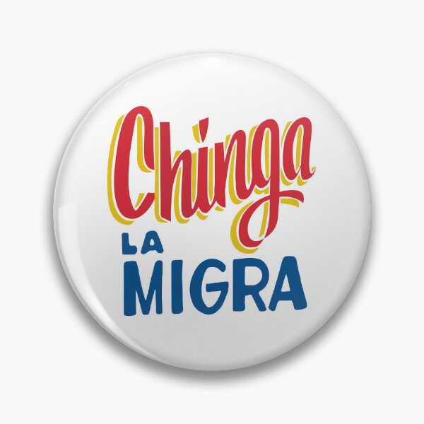 Item preview, Chinga la migra hand-writing banner lettering designed and sold by T-Mex.