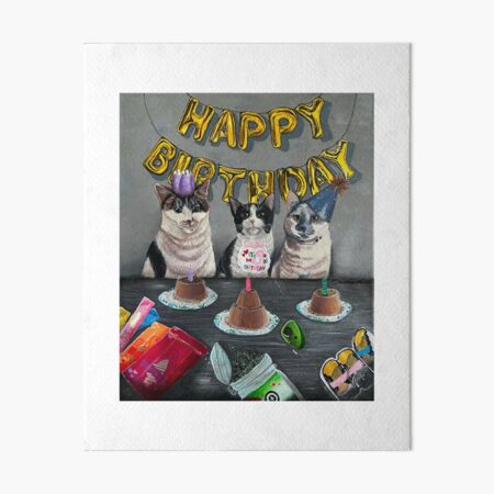 Item preview, Calliope’s First Birthday Pawty designed and sold by Creatingwithcats.