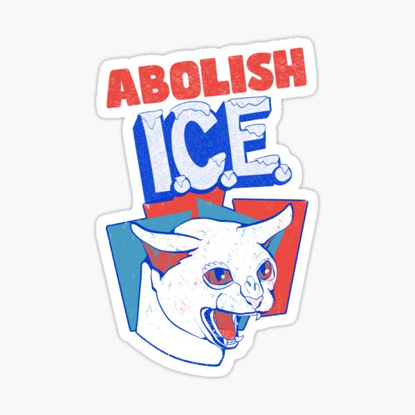 Item preview, abolish ice - feisty cat art designed and sold by crestfallenmermaid.