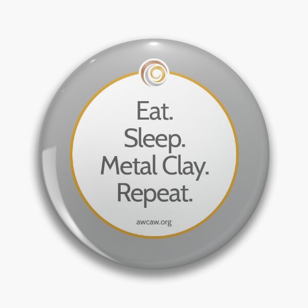 Item preview, Eat Sleep Metal Clay Repeat – Funny Artist Swag for Jewelry Makers designed and sold by AMCAW.