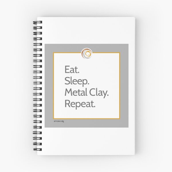 Item preview, Eat Sleep Metal Clay Repeat – Funny Artist Swag for Jewelry Makers designed and sold by AMCAW.