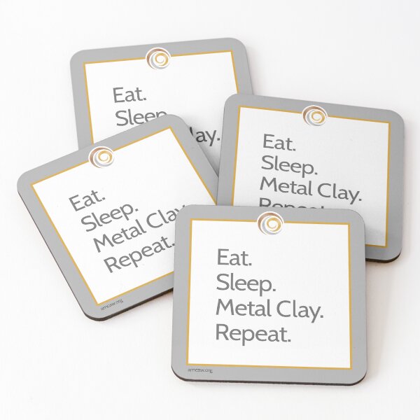 Item preview, Eat Sleep Metal Clay Repeat – Funny Artist Swag for Jewelry Makers designed and sold by AMCAW.