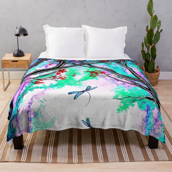 Forest Light Throw Blanket