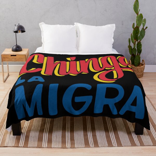 Item preview, Chinga la migra hand-writing banner lettering rotulo designed and sold by T-Mex.