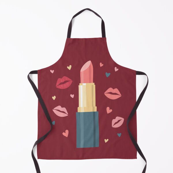Item preview, Lipstick lip prints and hearts in pastel colors designed and sold by angel-cat-22.