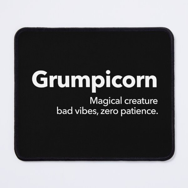 Item preview, Grumpicorn designed and sold by Textitude.