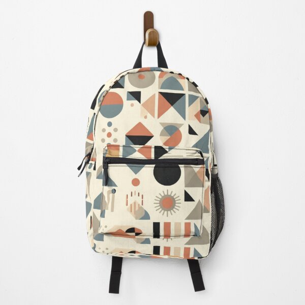 Item preview, Modern Retro Geometric Mix – Warm & Playful Pattern designed and sold by NPK19shop1982.